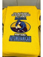 Automehanicar – Majica sa štampom – boja: žuta
