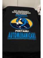 Automehanicar – bela – Majica sa štampom – boja: crna