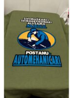 Automehanicar – bela – Majica sa štampom – boja: zelena