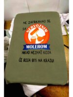 Ne zafrkavaj se sa nervoznim molerom – Majica sa štampom – boja: zelena