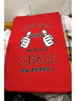Majica za najboljeg mesara :) – Majica sa štampom – boja: crvena