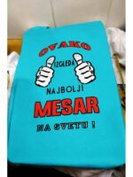Majica za najboljeg mesara :) – Majica sa štampom – boja: plava