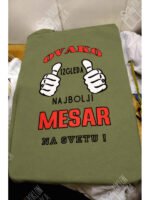 Majica za najboljeg mesara :) – Majica sa štampom – boja: zelena
