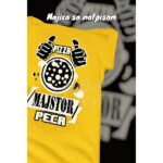 Pica majstor :) – Majica sa štampom – boja: žuta