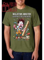 Majstor amater – Majica sa štampom – boja: zelena