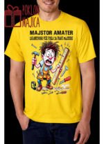 Majstor amater – Majica sa štampom – boja: žuta