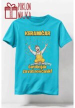 Keramičar – carobnjak – Majica sa štampom – boja: plava