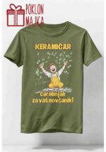 Keramičar – carobnjak – Majica sa štampom – boja: zelena