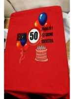 Nemam 50 – Majica sa štampom – boja: crvena