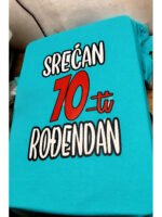 Srecan 70ti rodjendan – Majica sa štampom – boja: plava