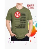 50 godina – Majica sa štampom – boja: zelena