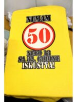 Nemam 50 V33 – Majica sa štampom – boja: žuta