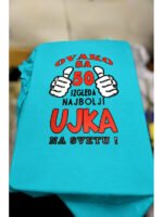 Ovako sa 50 izgleda najbolji ujka – Majica sa štampom – boja: plava