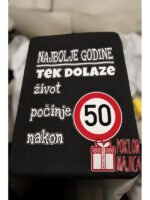 Najbolje godine tek dolaze – Majica sa štampom – boja: crna