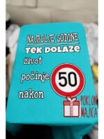 Najbolje godine tek dolaze – Majica sa štampom – boja: plava