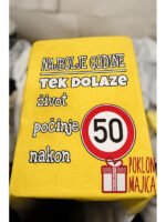 Najbolje godine tek dolaze – Majica sa štampom – boja: žuta
