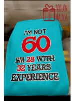 Im not 60 – Majica sa štampom – boja: plava