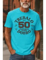 Trebalo mi je 50 vintage – Majica sa štampom – boja: plava