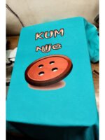 Kum nije dugme! – Majica sa štampom – boja: plava