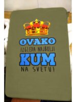 Najbolji kum – Majica sa štampom – boja: zelena