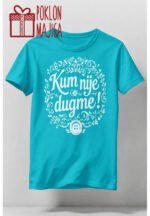 Kum nije dugme V22 – Majica sa štampom – boja: plava