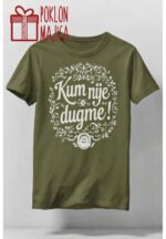 Kum nije dugme V22 – Majica sa štampom – boja: zelena