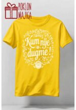 Kum nije dugme V22 – Majica sa štampom – boja: žuta