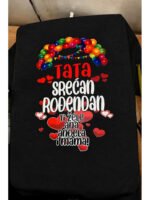 Tata srecan rodjendan – Baloni – Majica sa štampom – boja: crna
