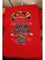 Tata srecan rodjendan – Baloni – Majica sa štampom – boja: crvena