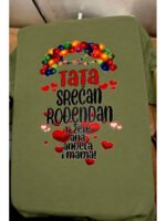 Tata srecan rodjendan – Baloni – Majica sa štampom – boja: zelena