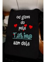 Tatino sam dete – Majica sa štampom – boja: crna