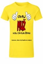 Muz – Majica sa štampom – boja: žuta