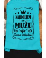 Najboljem mužu srecan rodjendan! – Majica sa štampom – boja: plava