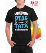 Svako moze biti otac v2 – Majica sa štampom – boja: crna