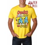 Ovako izgleda najbolji tata na svetu LETNJA – Majica sa štampom – boja: žuta