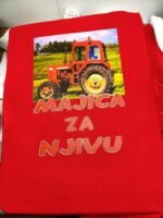 Majica za njivu – Majica sa štampom – boja: crvena