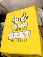 Ovako izgleda najbolji brat – Majica sa štampom – boja: žuta