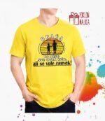 Braća – Majica sa štampom – boja: žuta