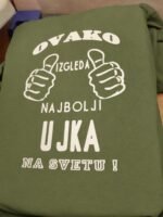Najbolji ujka – plava – Majica sa štampom – boja: zelena