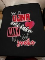 Da je ujna biti lako – Majica sa štampom – boja: crna