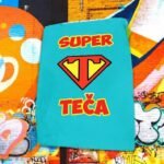 Super Teča :) – Majica sa štampom – boja: plava