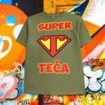 Super Teča :) – Majica sa štampom – boja: zelena