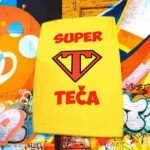 Super Teča :) – Majica sa štampom – boja: žuta