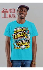 Zbogom tenzijo dobro došla penzio vš1 – Majica sa štampom – boja: plava