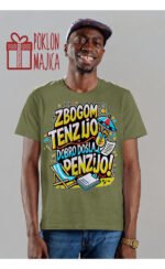Zbogom tenzijo dobro došla penzio vš1 – Majica sa štampom – boja: zelena