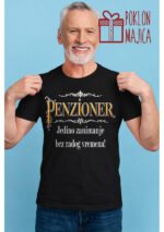Penzioner pravo zanimanje – Majica sa štampom – boja: crna