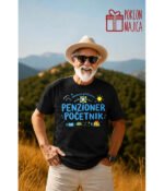 Penzioner pocetnik – Majica sa štampom – boja: crna
