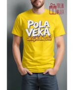 Pola veka originalnosti – Majica sa štampom – boja: žuta