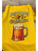 Retro model 1976 – Majica sa štampom – boja: žuta