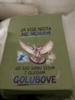 Golubar :) penzioner – Majica sa štampom – boja: zelena